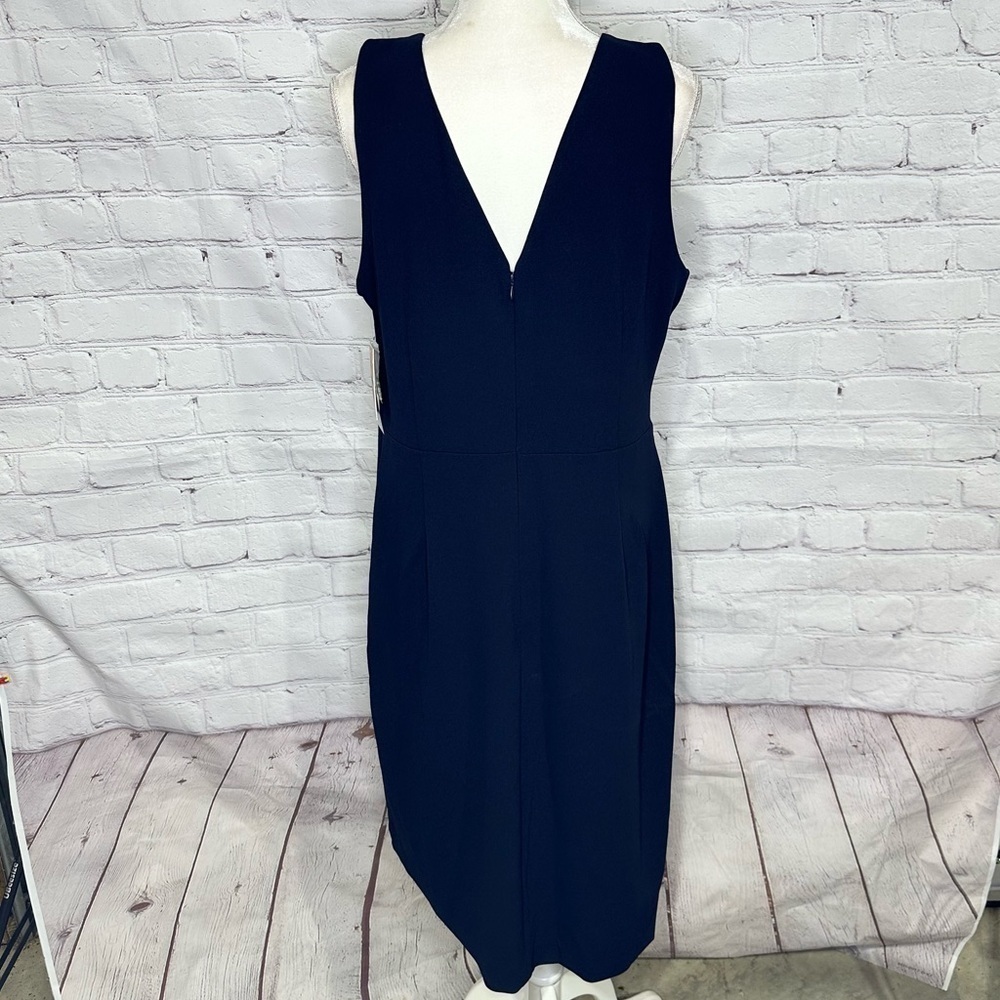 Nanette Lepore Navy Button-Detail Dress - Picture 9 of 15